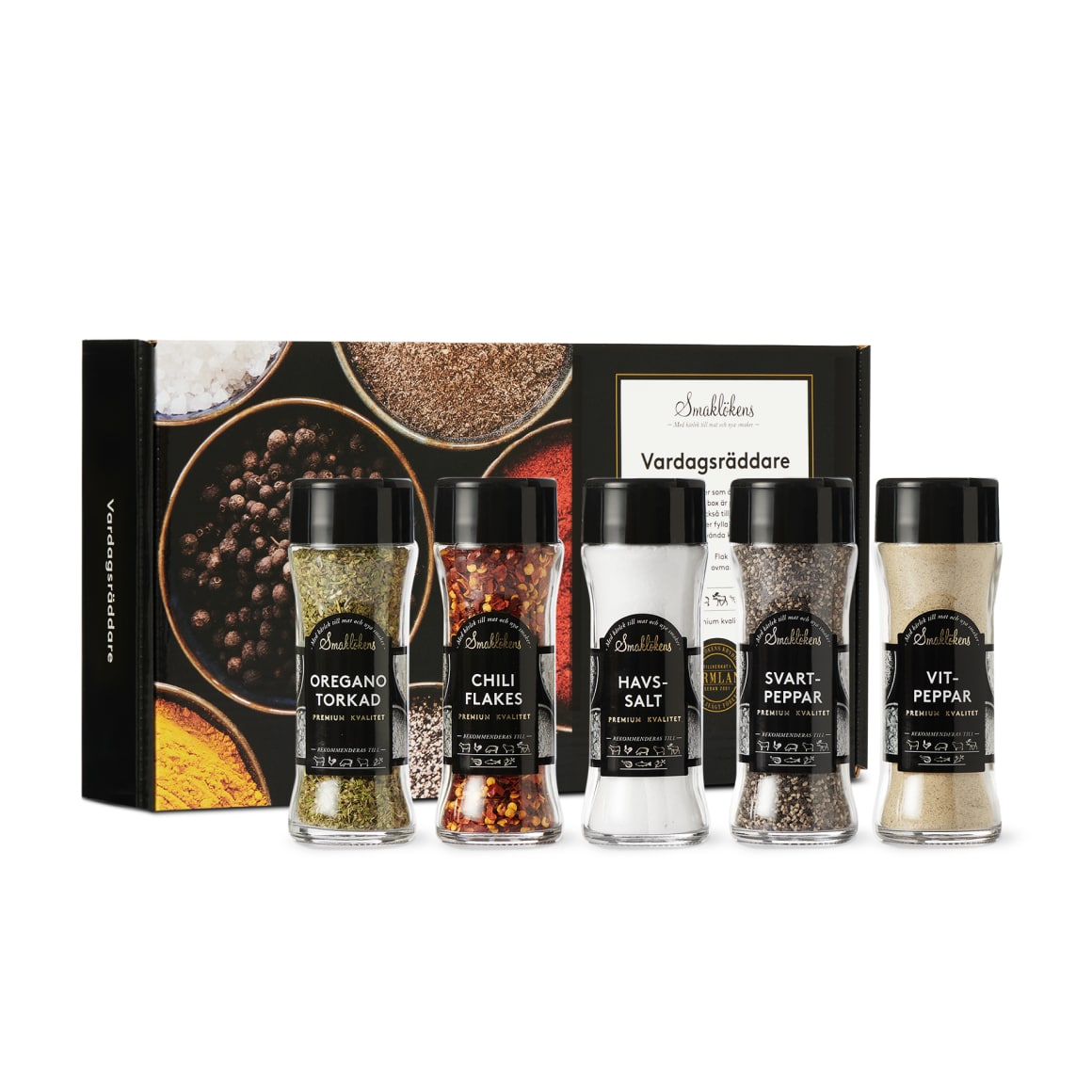 Klasspengar Vardagsräddare 5pack Presentförpackning Kryddor Klasspengar Vardagsräddare 5pack Presentförpackning Kryddor